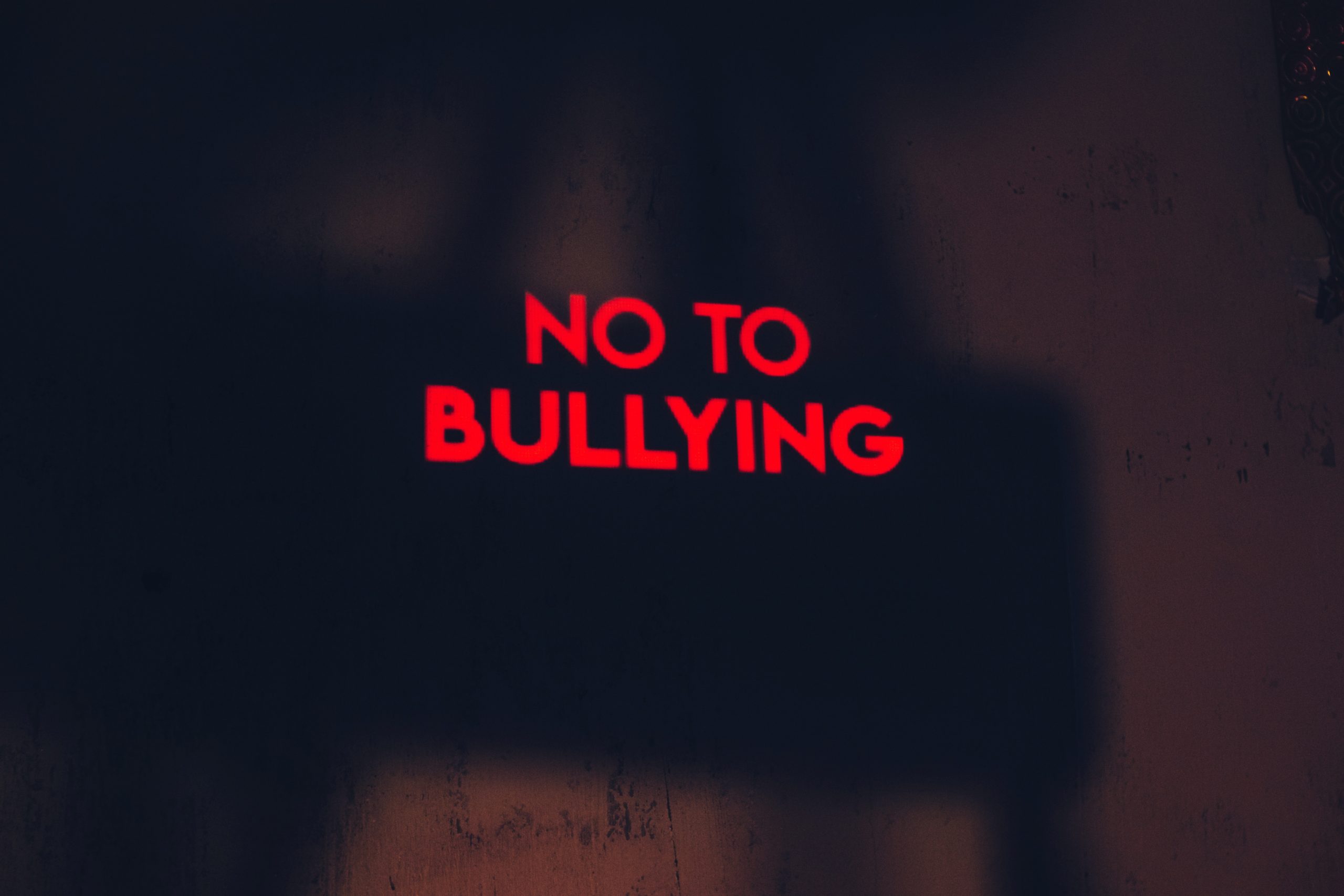 being bullied, no to bullying lights